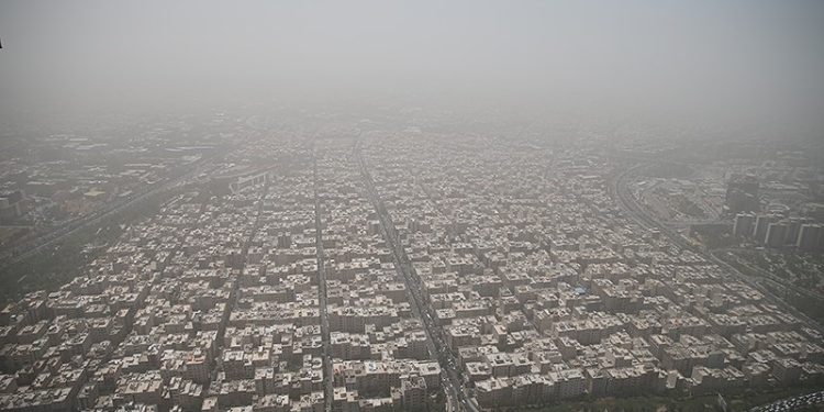 وضعیت هوای تهران قرمز شد