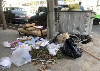سطل‌های مملو از زباله در تهران و سکوت شهرداری